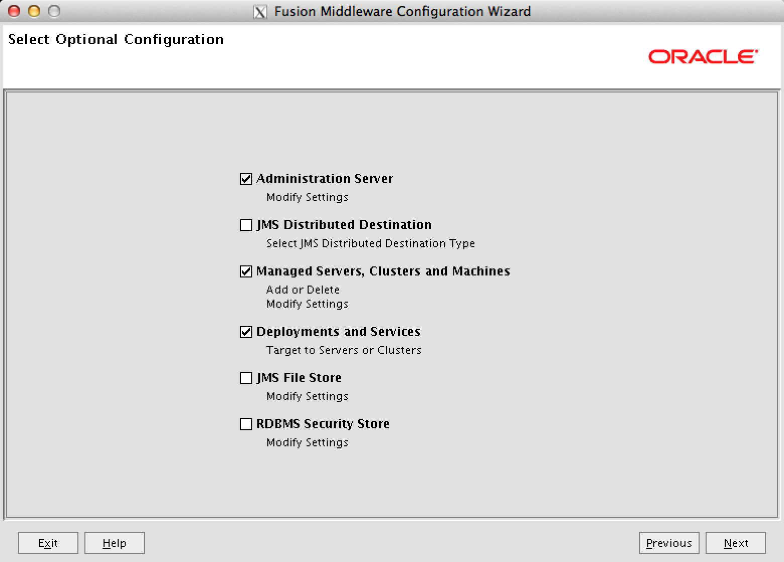 Configuration Oracle SOA suite 11gR1 release 11.1.0.6