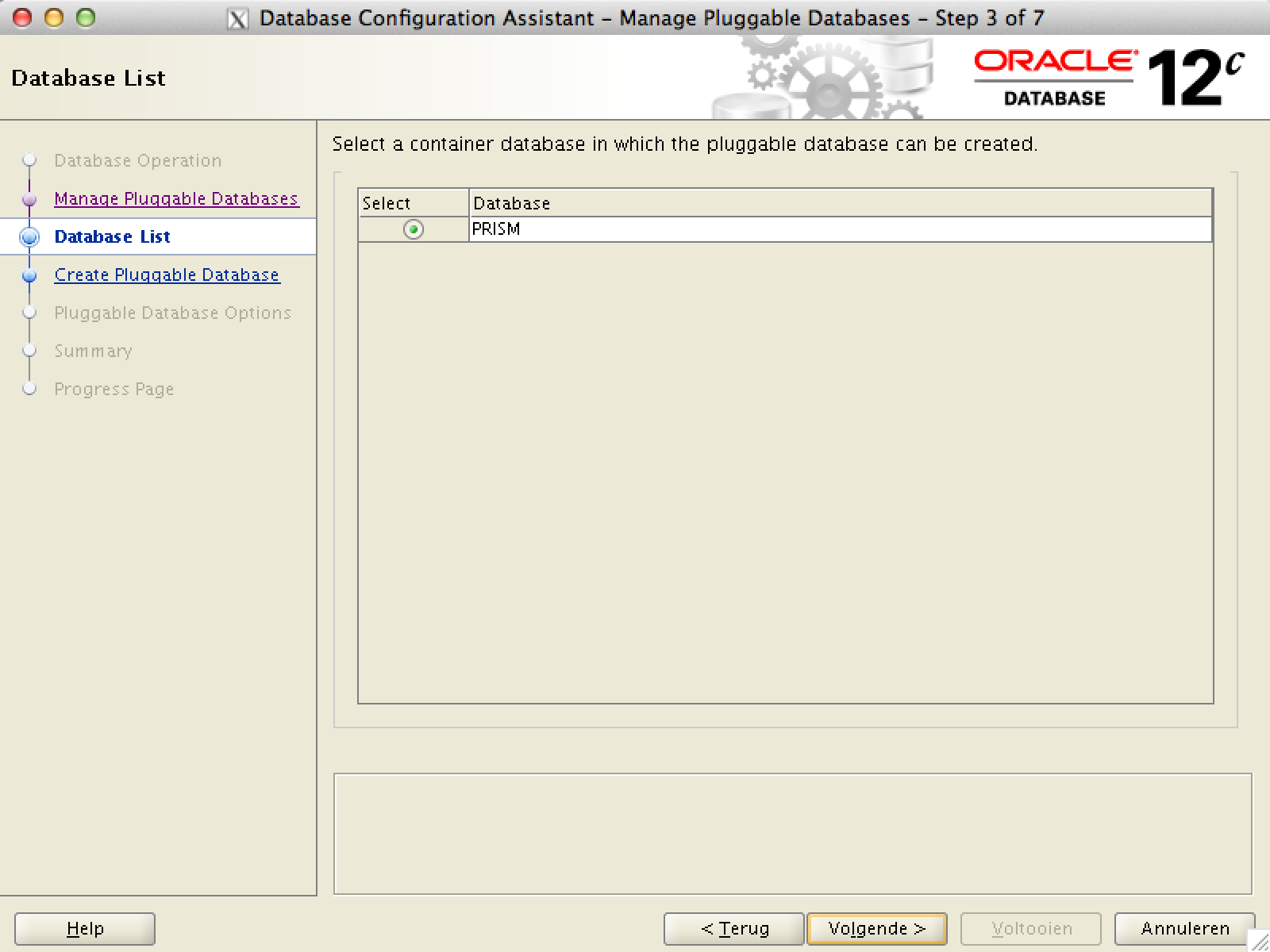 Create multitenant PDB Oracle Database 12c