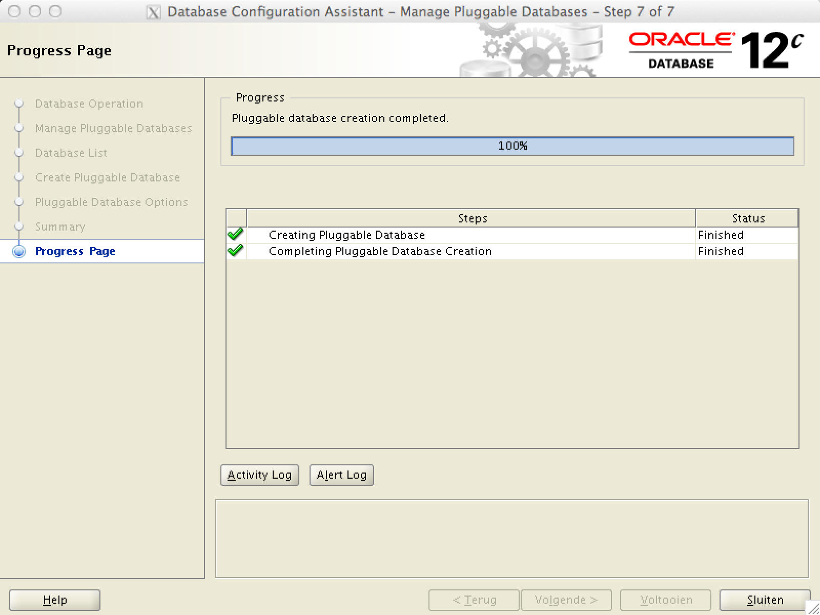 Create multitenant PDB Oracle Database 12c