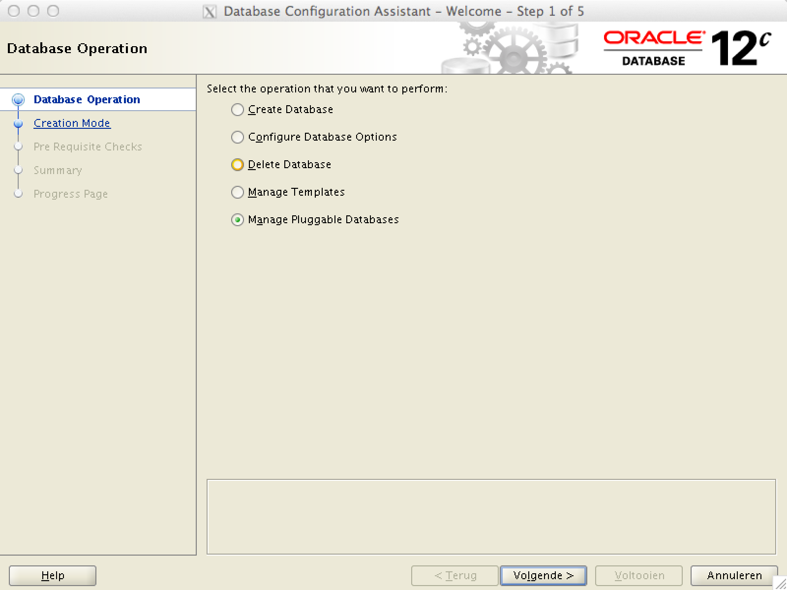 delete multitenant PDB Oracle Database 12c