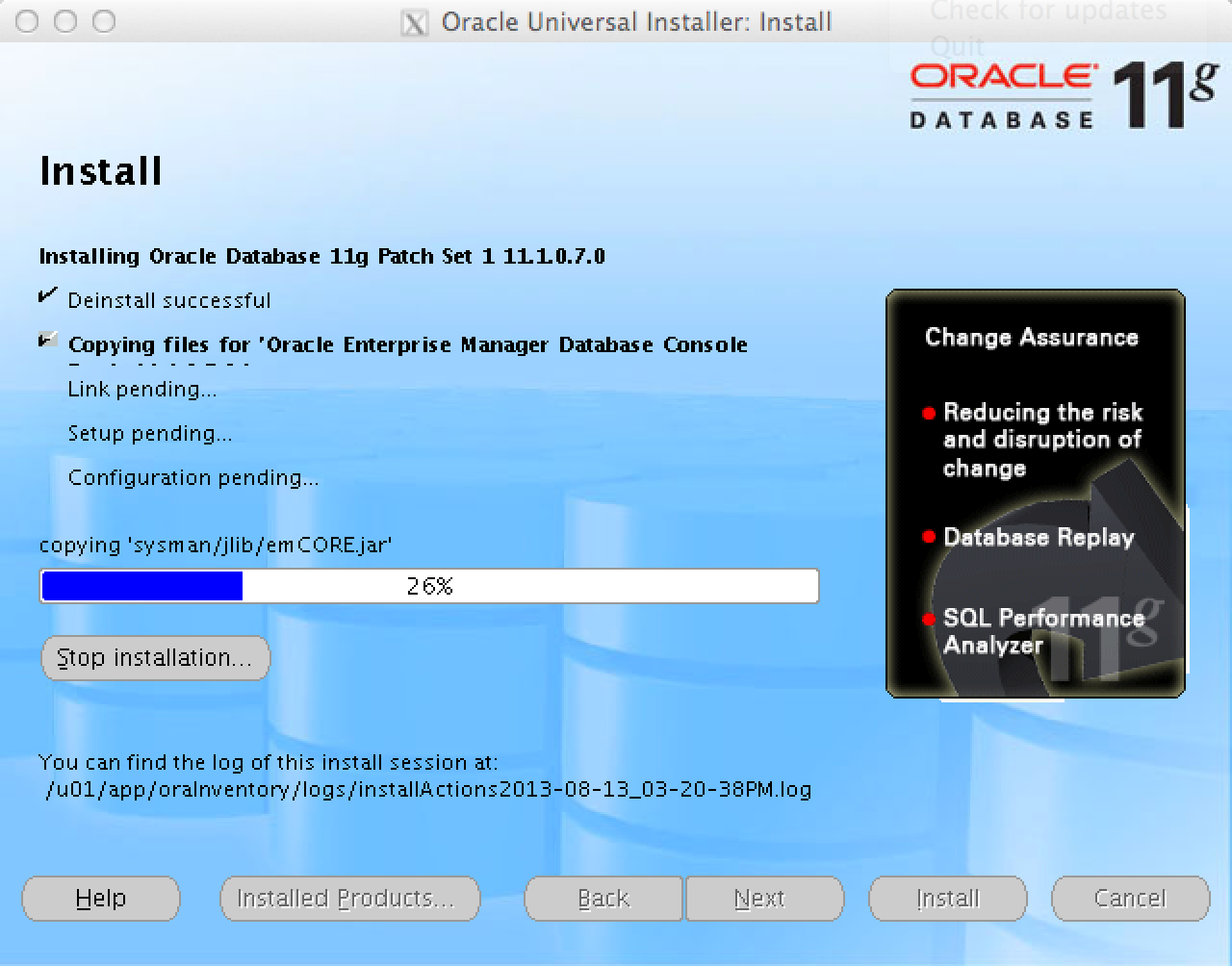 Installation Oracle Database 11.1.0.7