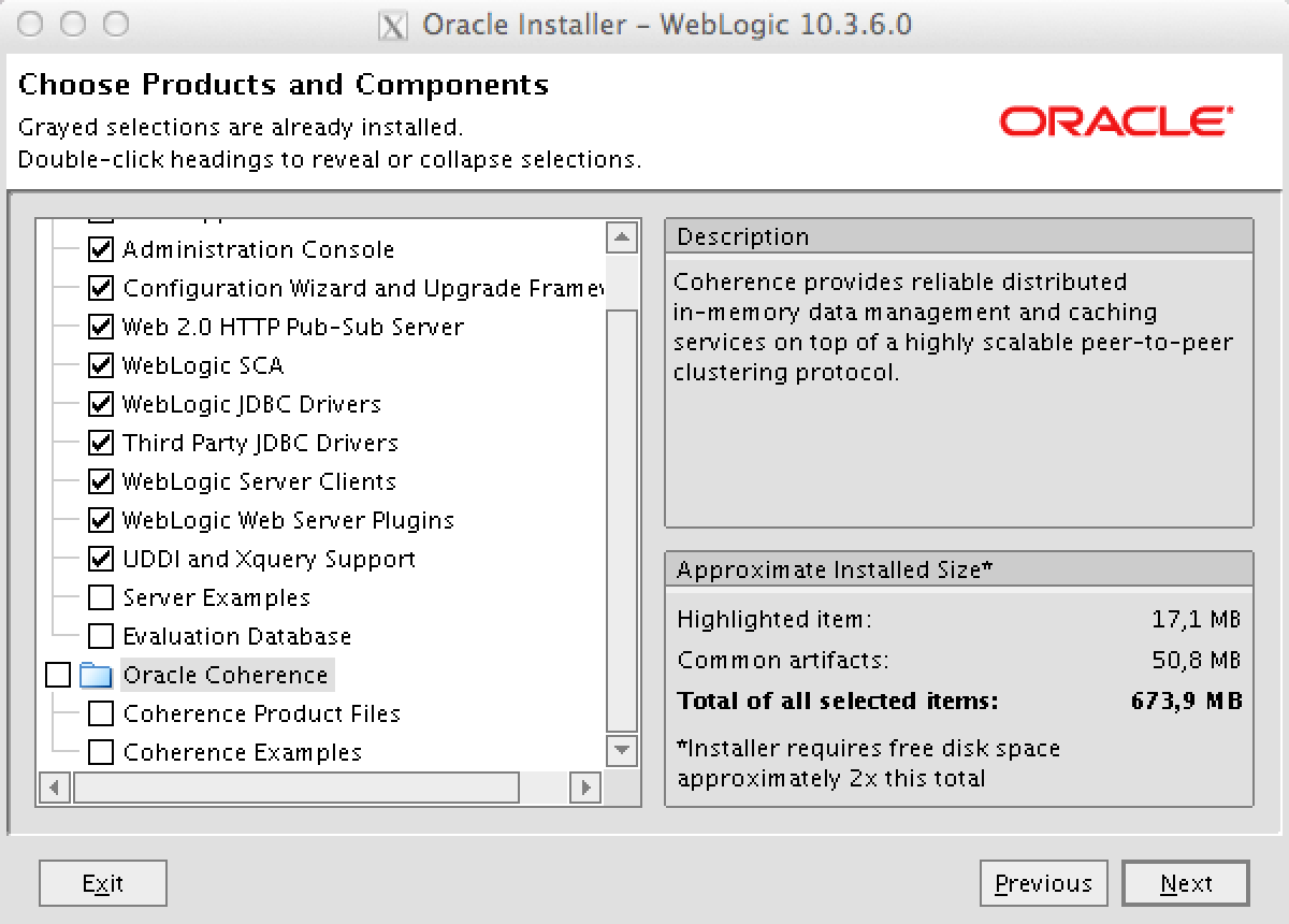 Installation Oracle Weblogic 10.3.6